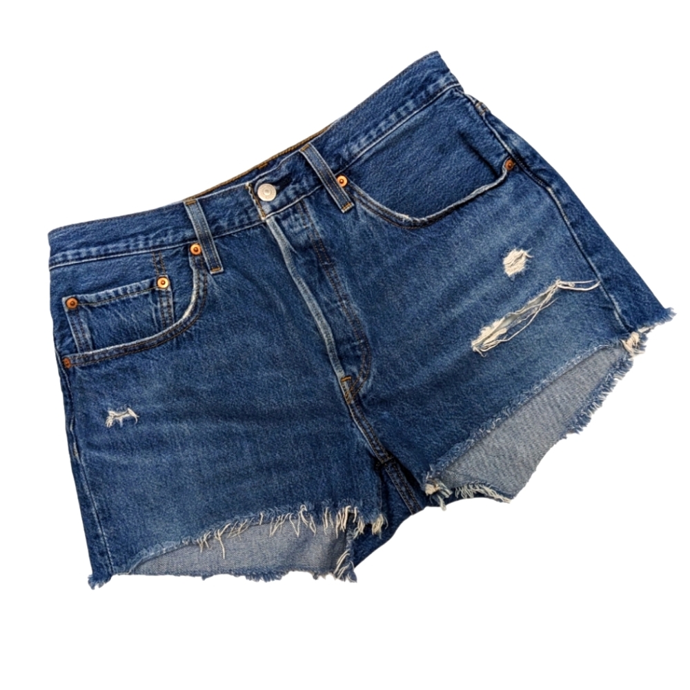 Levi's Blue Jean Shorts for Women